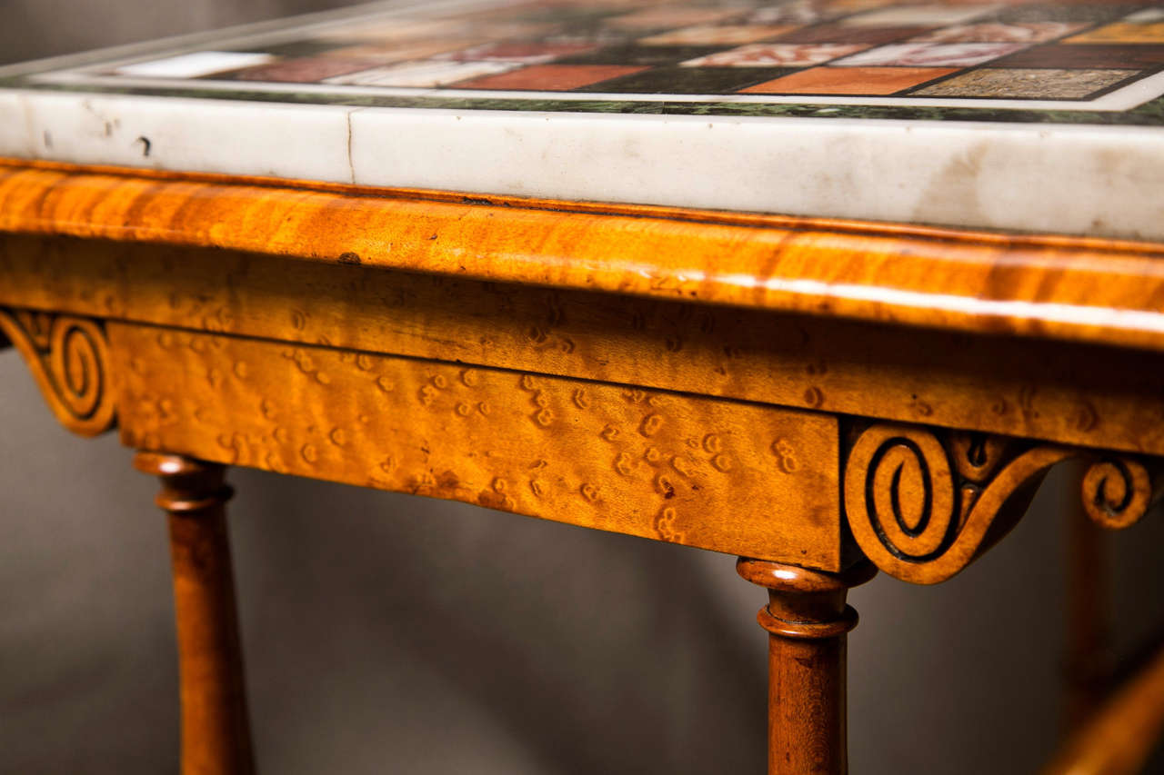 Fine 19 Century Regency Speciman Top Side Table 1