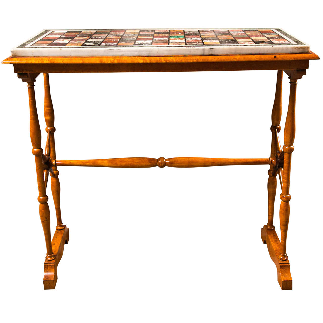 Fine 19 Century Regency Speciman Top Side Table