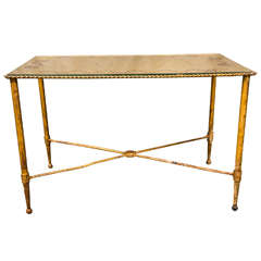Bronze Based Gilt Glass Top Coffee Table 4