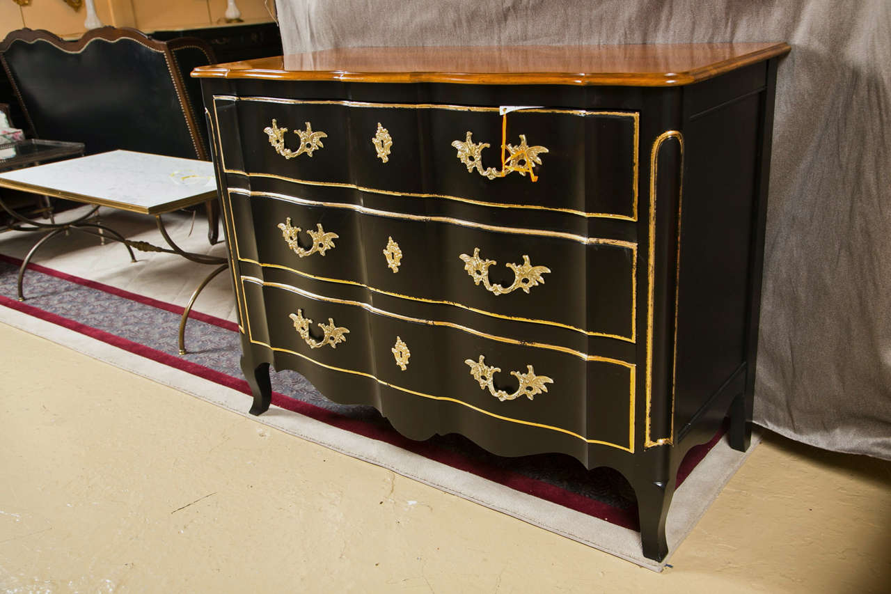 Finely Ebonized Commode by John Widdicomb