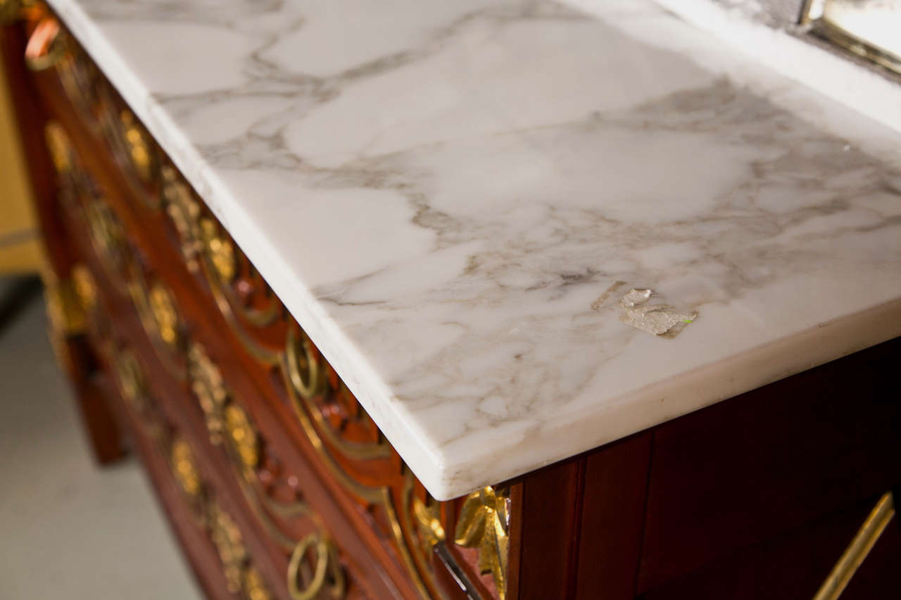 John Widdicomb, Marble-Top Commode In Good Condition In Stamford, CT