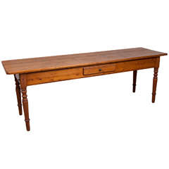 Pine Library Table