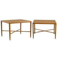 Handsome "Sophisticate" End Tables/Side Tables by Tomlinson