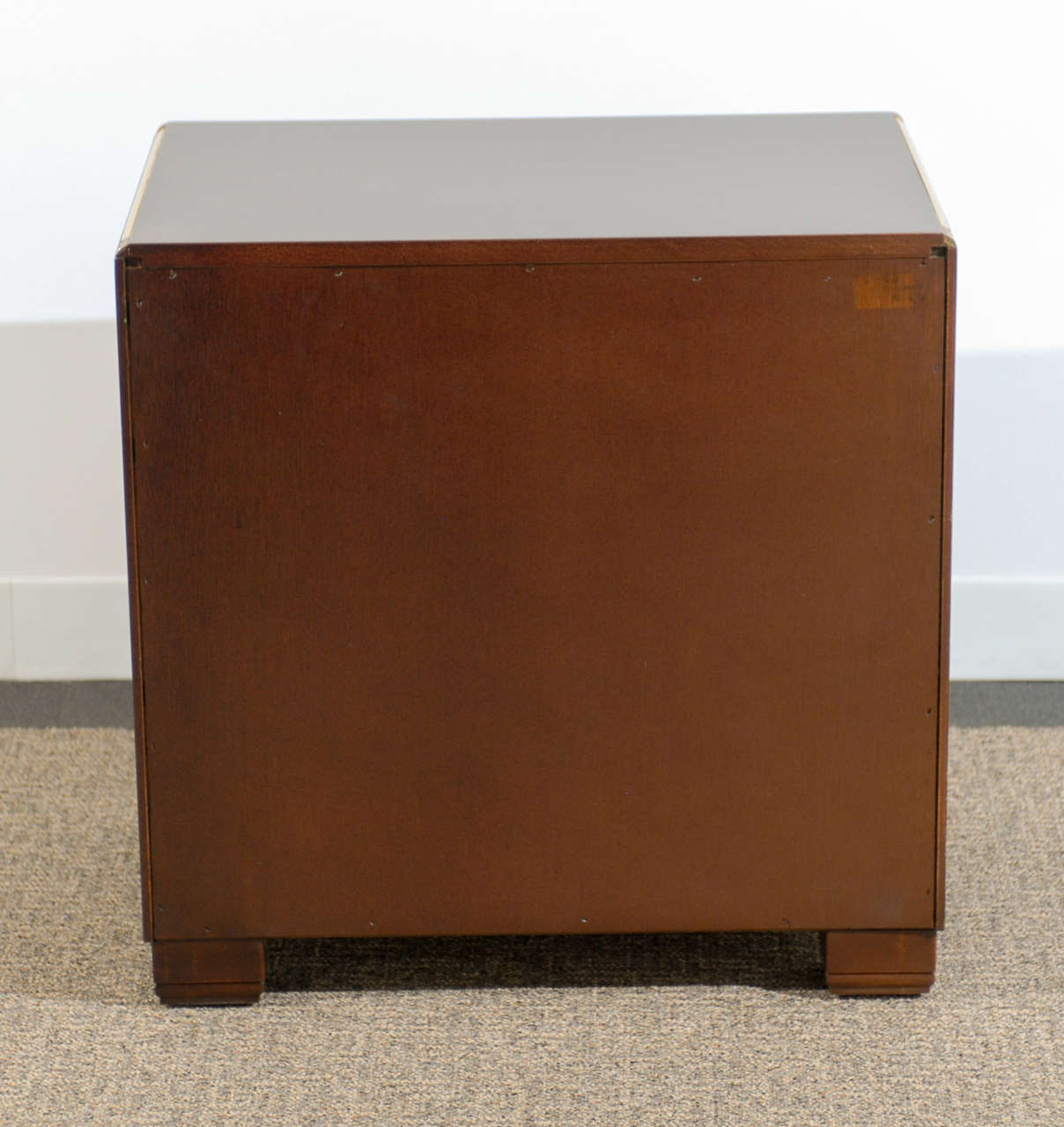 Pair of Baker Campaign Chests in Espresso Lacquer 2