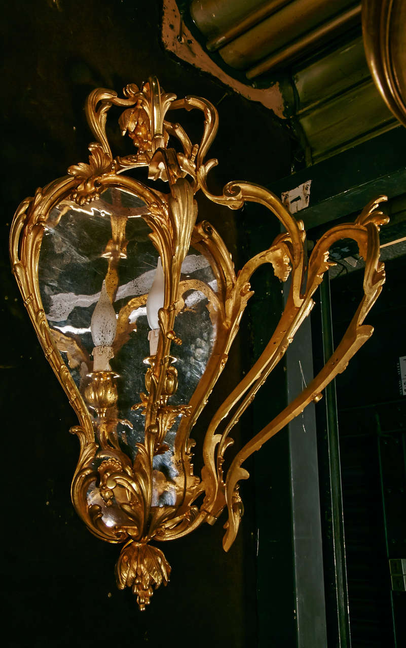 French 19th Century Bronze Sconces For Sale
