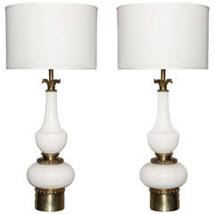 Pair of Mid Century Stiffel Table Lamps