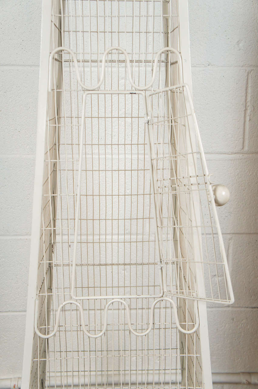 Frederick Weinberg Obelisk Birdcage In Good Condition In Hudson, NY