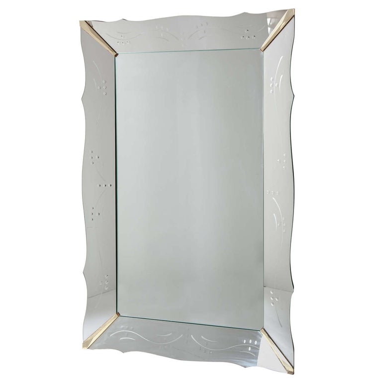 Monumental Wall Mirror at 1stDibs