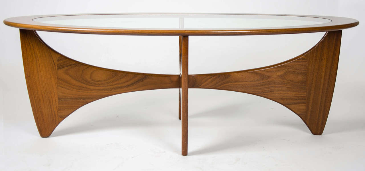 Teak and Glass Coffee Table 1