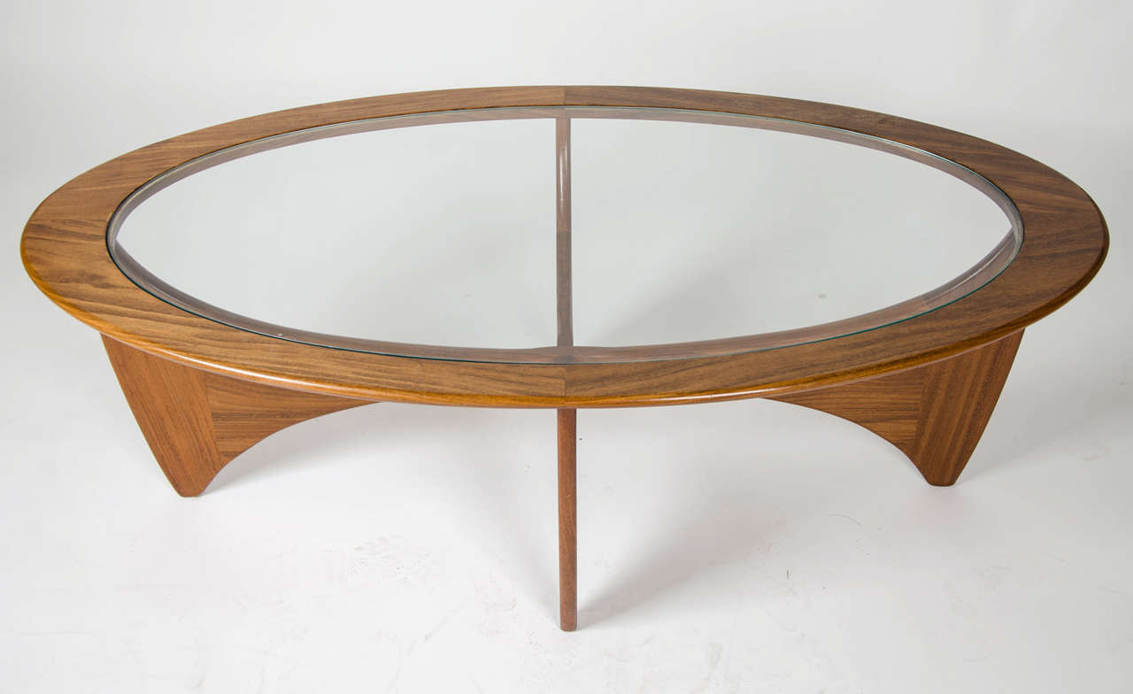 Teak and Glass Coffee Table 4