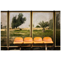 "Orange Seats" Photograph by Los Angeles Artist Sam Frost