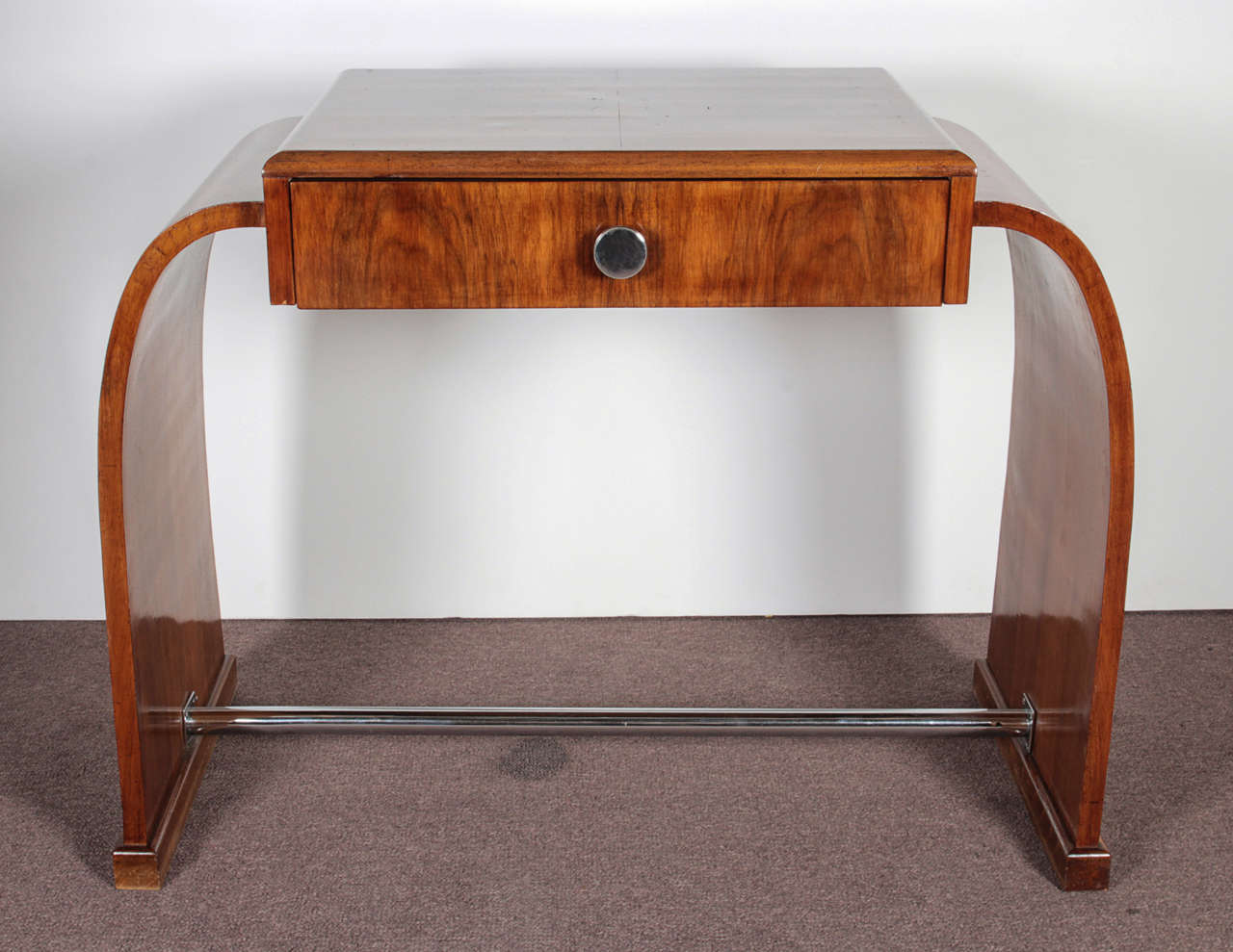 art deco waterfall desk