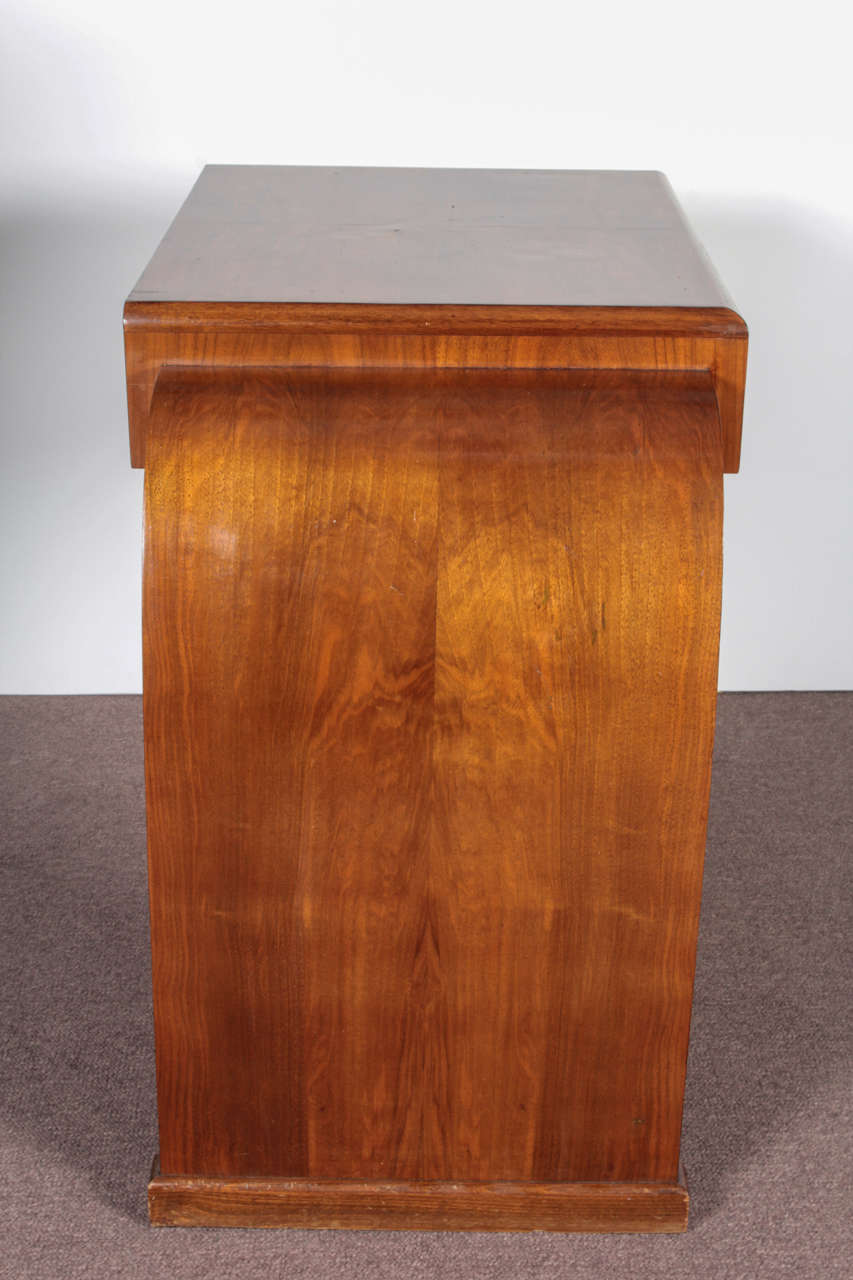 French Art Deco walnut desk/ dressing table- circa 1925 In Good Condition In New York City, NY