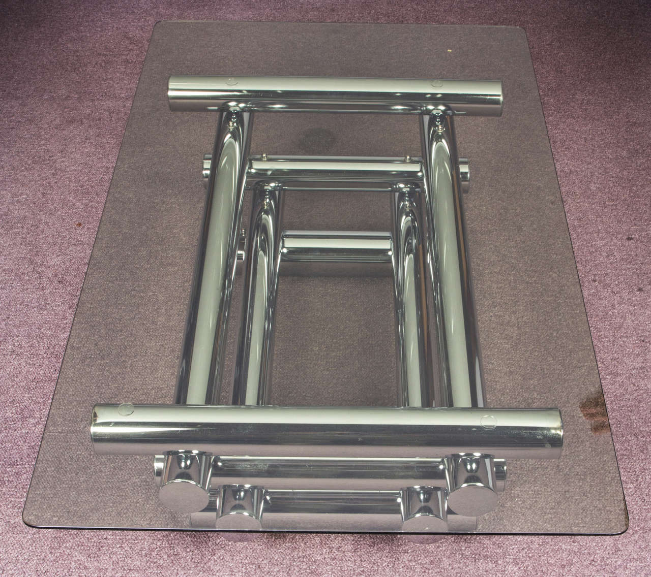 modern metal coffee table