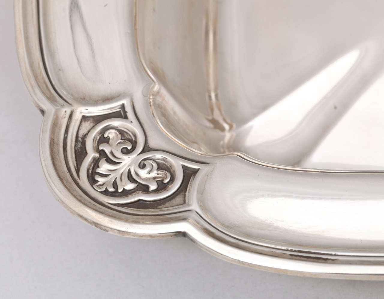American Art Deco Celtic Design Sterling Silver Serving Bowl For Sale