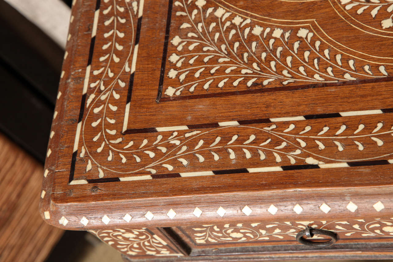 Bone Inlaid Desk at 1stDibs