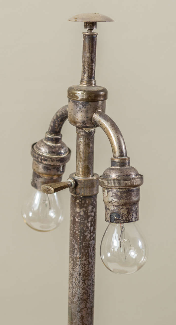 Rare WMH German Art Deco Glass Lamp For Sale 3