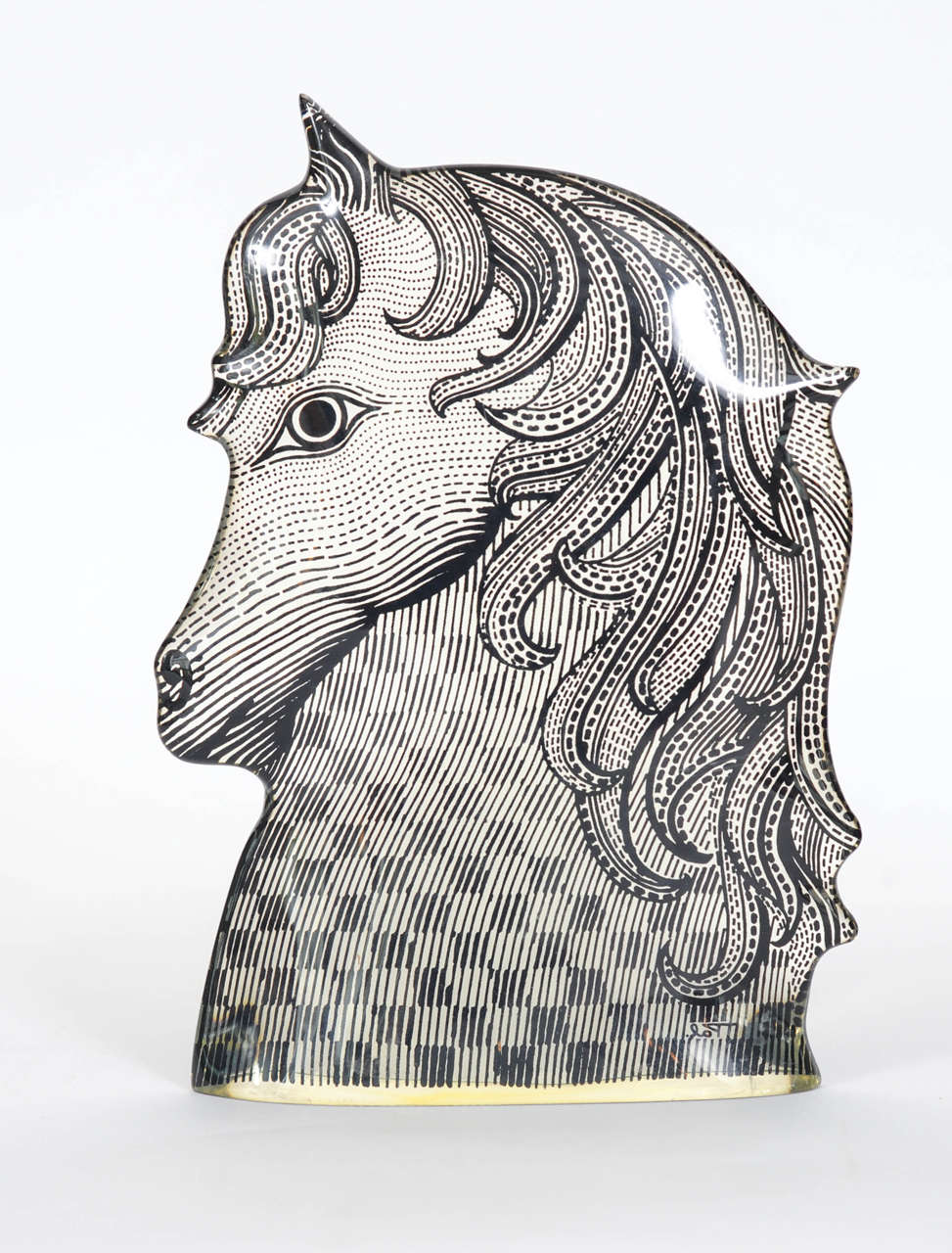 Brazilian Lucite Unicorn Designed by Abraham Palatnik