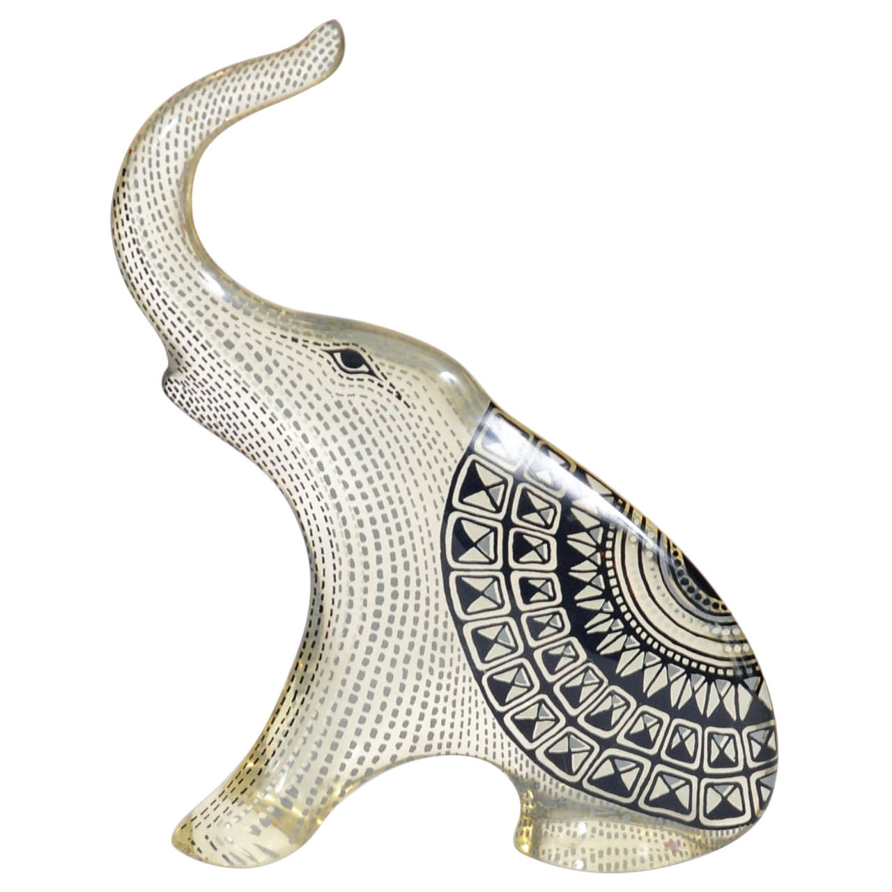 Lucite Elephant Designed by Abraham Palatnik