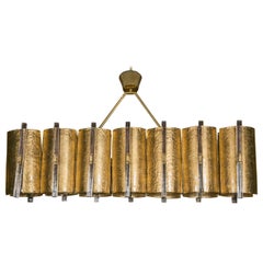 Gold Murano Glass Chandelier