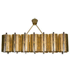 Gold Murano Glass Chandelier 9