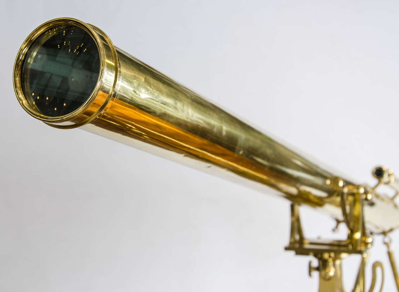 A equatorial mounted library telescope by Dollond of London, circa 1810