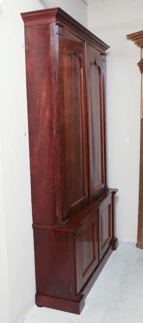 19th Century English Four-Door Cupboard 3