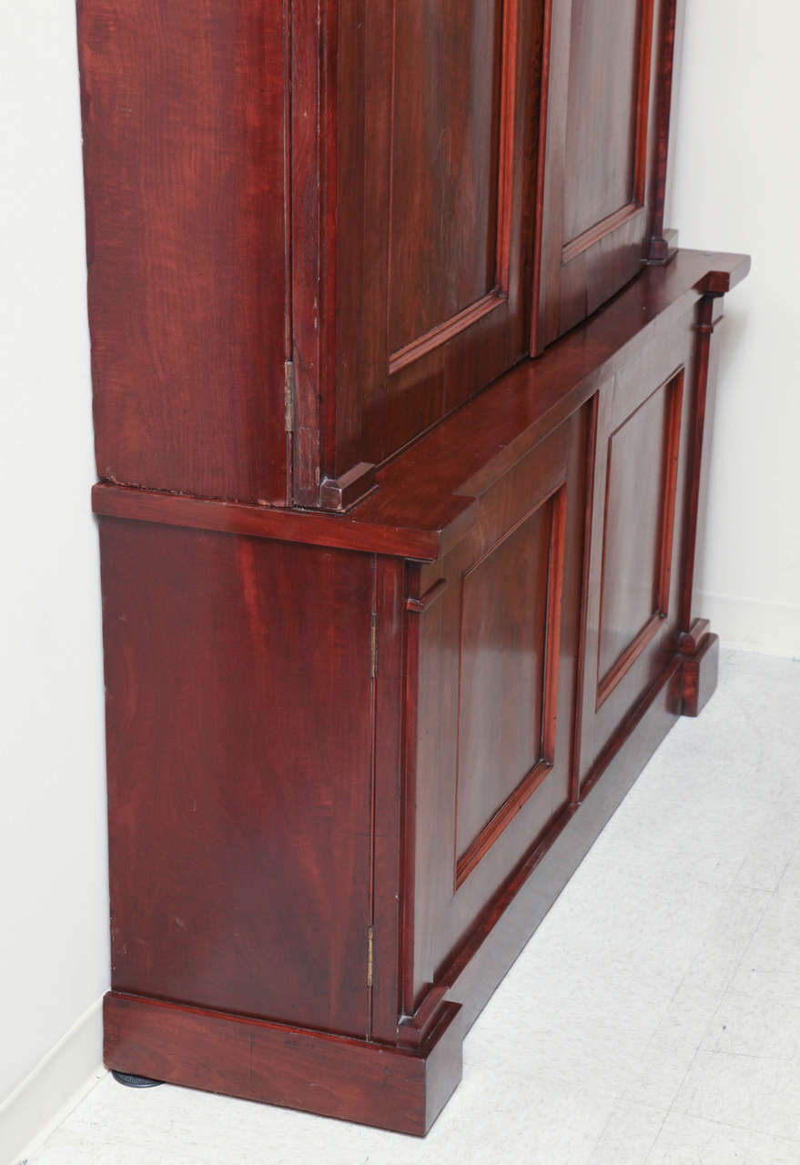 19th Century English Four-Door Cupboard 4
