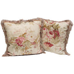 Pair of Aubusson Pillows