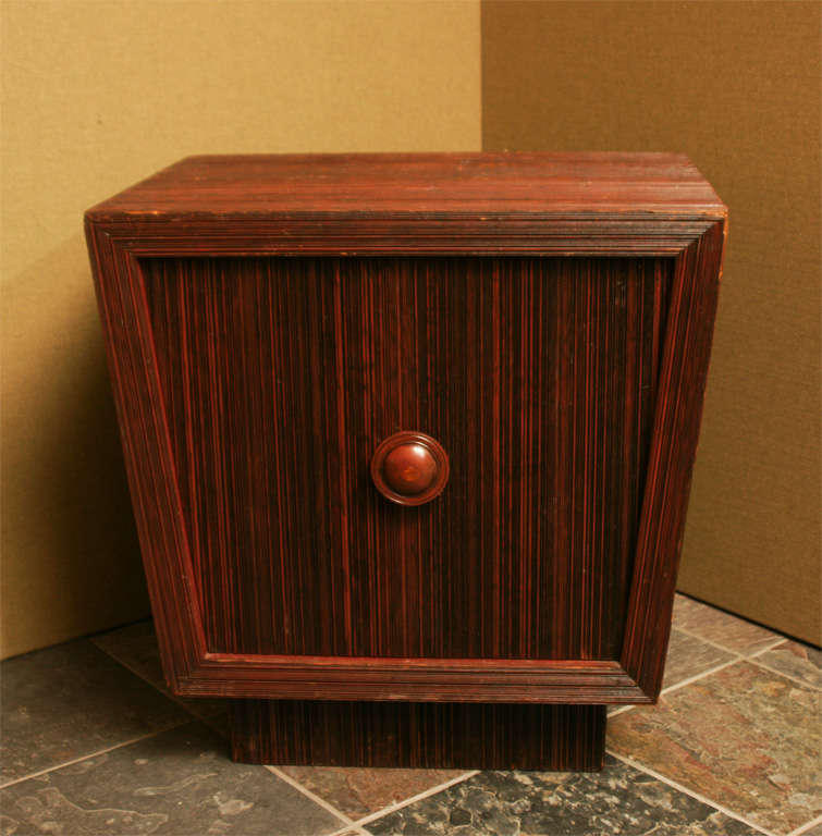 Occasional Trapezoid Cabinet By James Mont