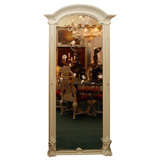 Antique Painted Victorian Pier Mirror