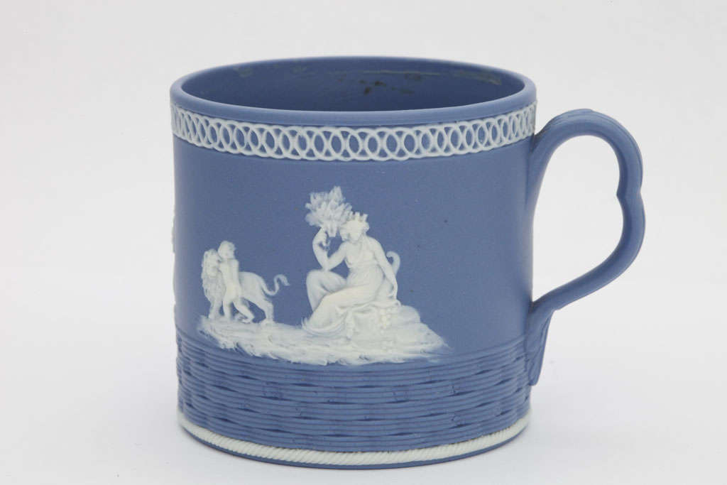 English A Rare Unmarked Neale & Co Jasper Child's Mug For Sale