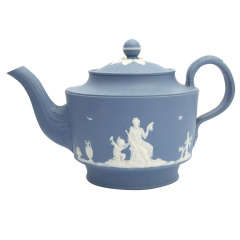 A Rare Signed Neale & Co Jasper Teapot