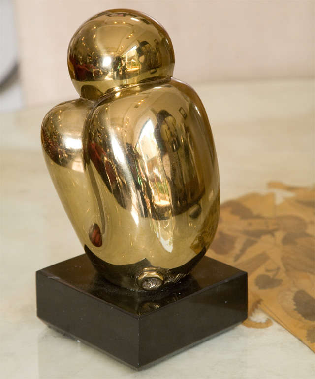 Signed Bronze Abstract Figure ed 14/50 In Good Condition In Los Angeles, CA