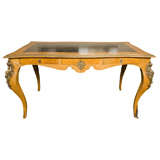 1940's French Style Marquetry Writing Desk