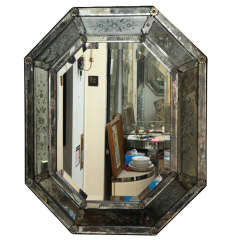 An Octagonal "Venetian" Mirror