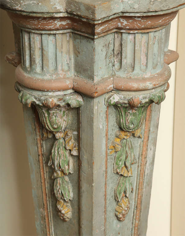 A Pair of French Louis XVI Style Pedestals 2