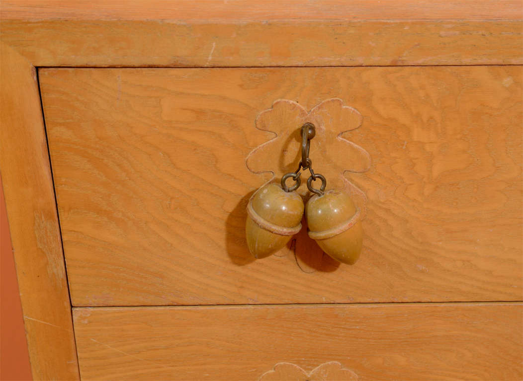 Mid-20th Century Mid Century Dresser w/ Acorn Drawer Pulls by Johan Tapp