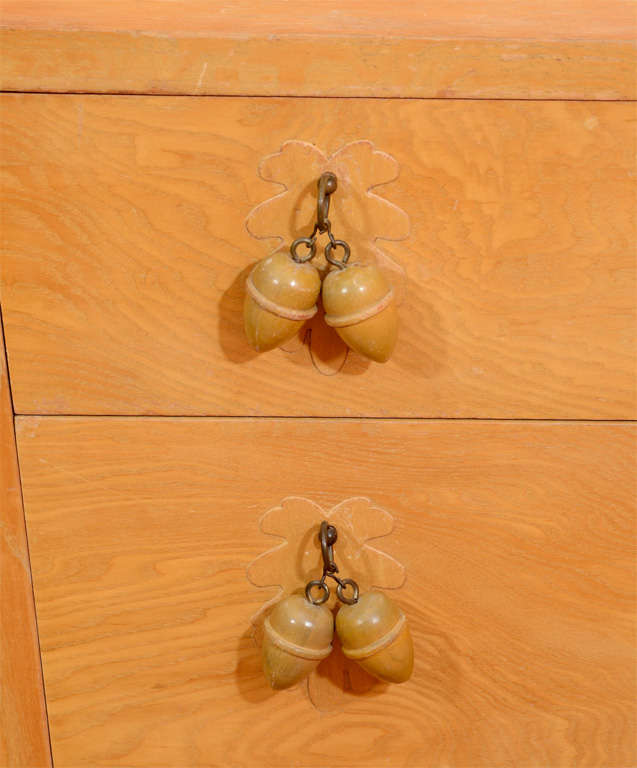 Mid Century Dresser w/ Acorn Drawer Pulls by Johan Tapp at 1stDibs