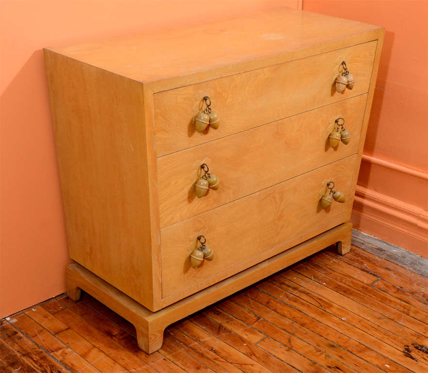 Mid Century Dresser w/ Acorn Drawer Pulls by Johan Tapp at 1stDibs