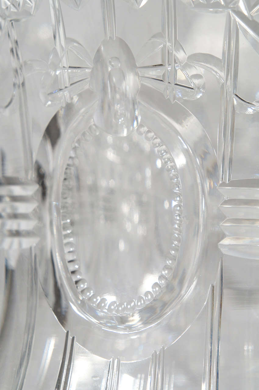 Webb Webb, mundgeblasener Weinkühler aus Kristall mit Radschliff, 19. Jahrhundert im Angebot 3