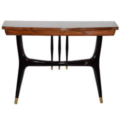 Ultra Chic Mid-Century Modernist Italian Console Ultra Chic Mid-Century Modernist Italian Console