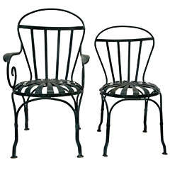 4 Iron Garden Chairs