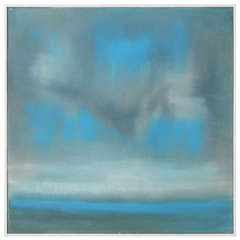 "Black Rain II" oil on linen 24x24 8