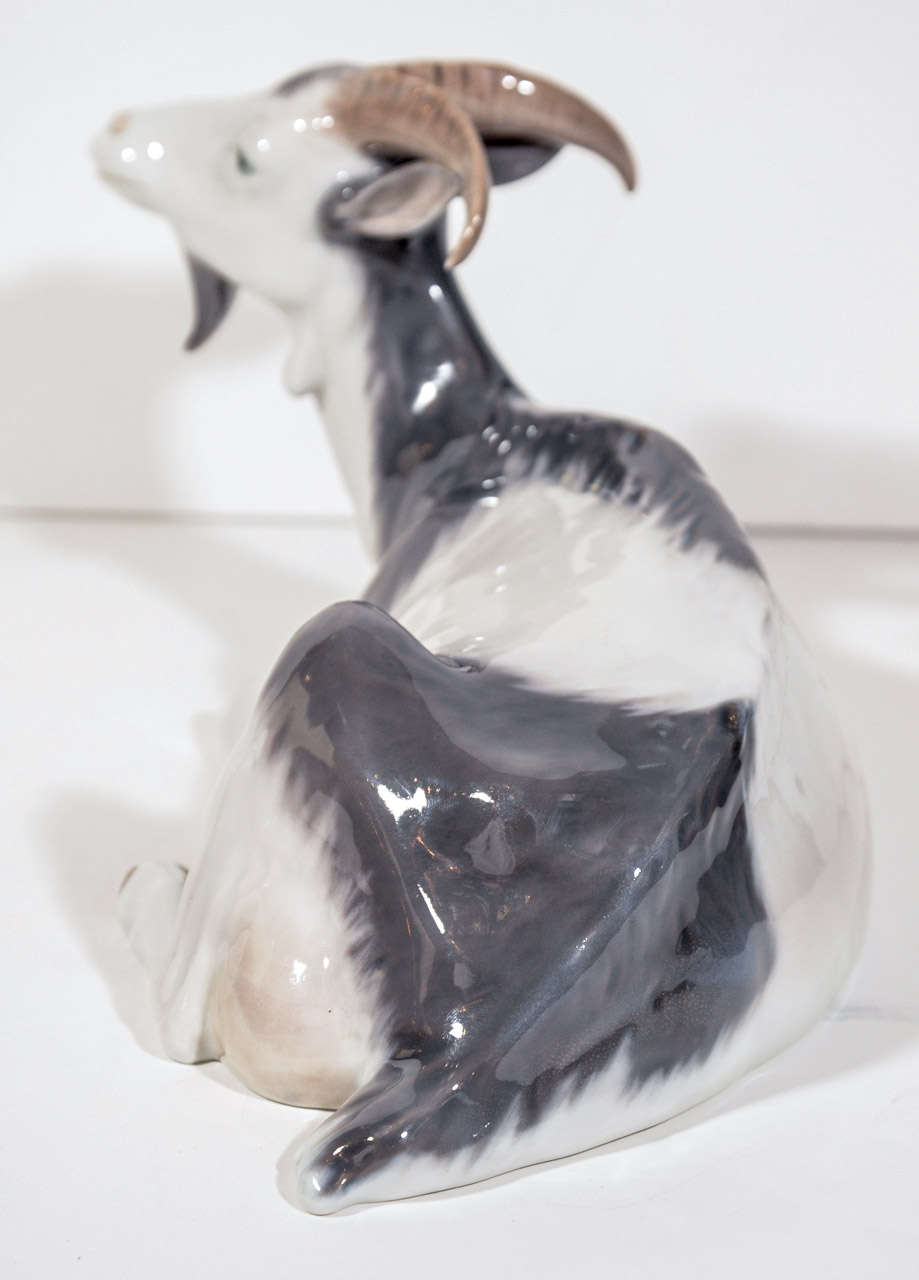 Elegant Porcelain Goat Figurine by C. Thomsen for Royal Copenhagen 2