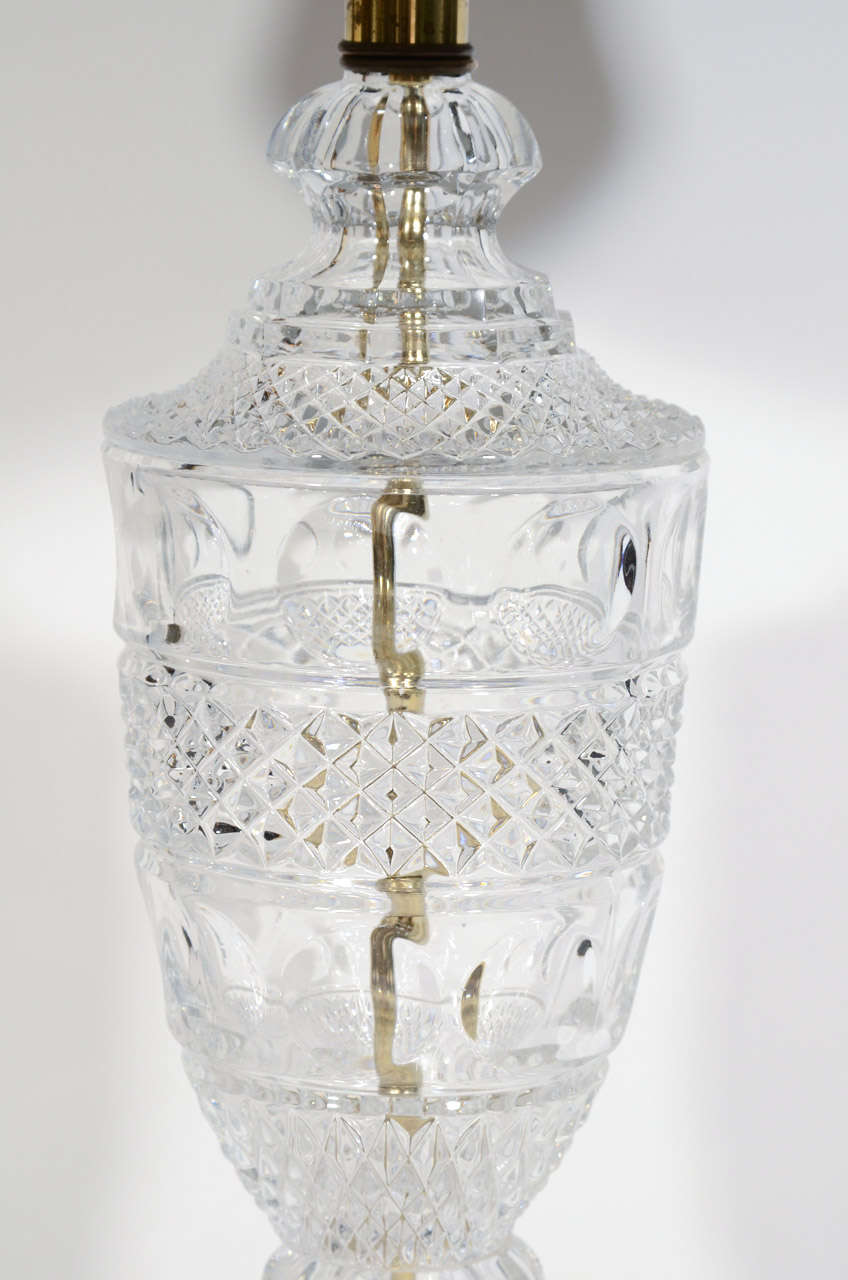 cut crystal table lamps