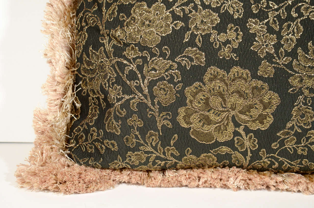 20th Century Pair of Fine Vintage Embroidered Decorative Pillows