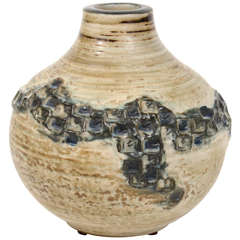 Modernist Stoneware Vase Designed by Jorgen Mogensen for Royal Copenhagen