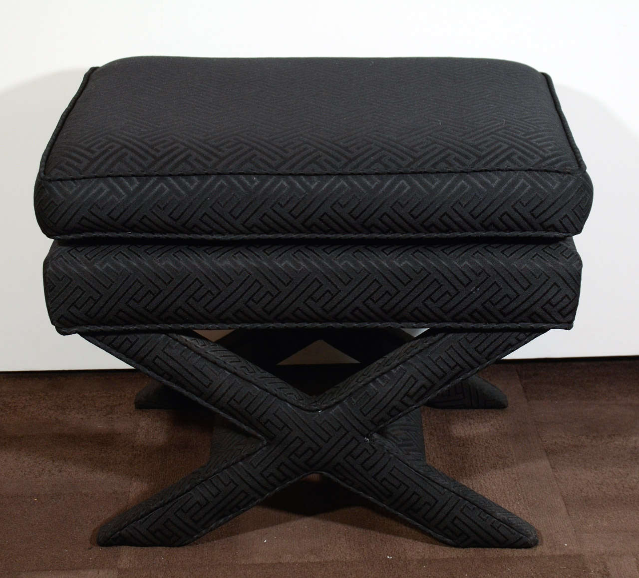All upholstered bench or ottoman with 