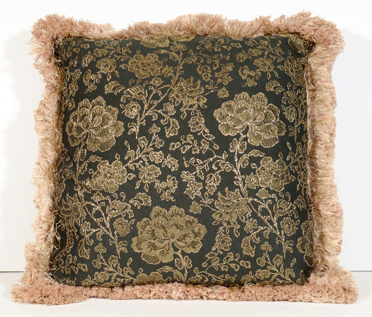 Pair of Fine Vintage Embroidered Decorative Pillows at 1stdibs